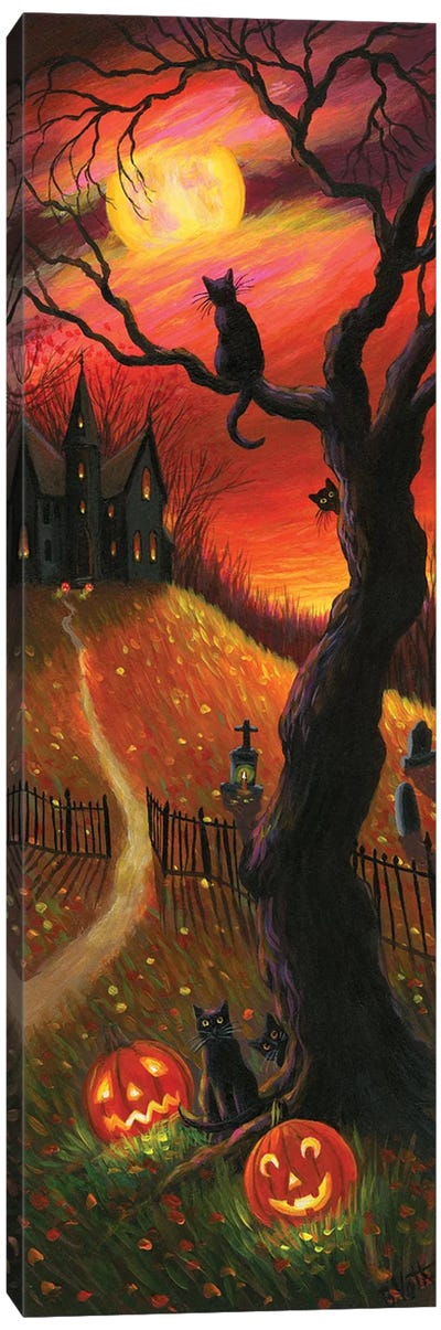 The Witch's Home V Canvas Art Print - Pumpkins