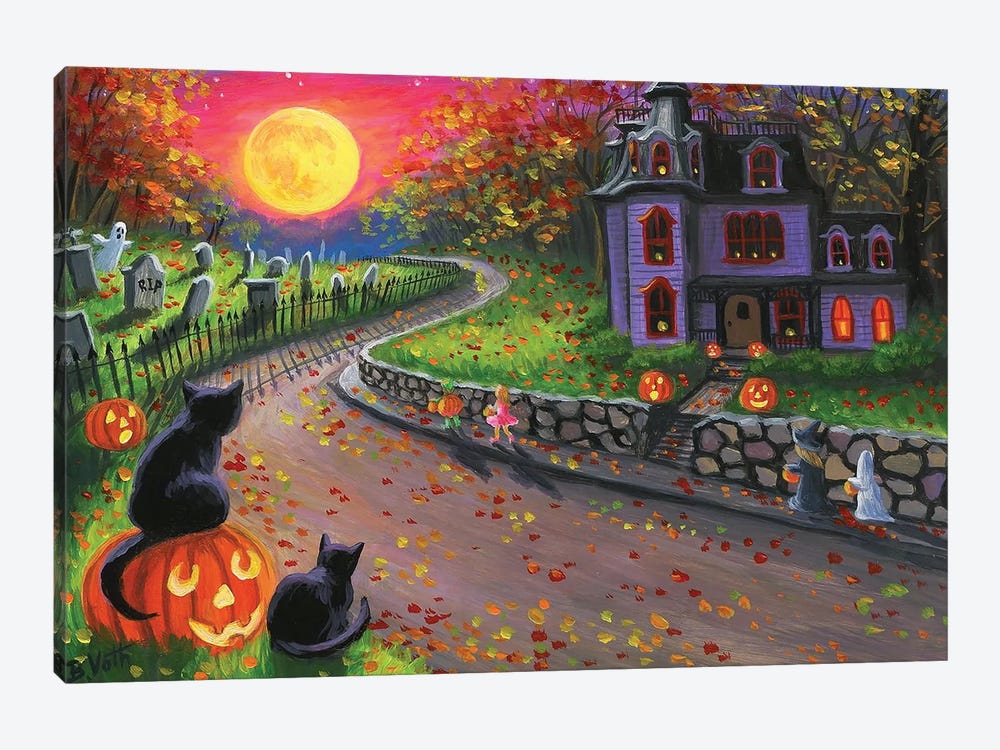 A Spooky Night I by Bridget Voth 1-piece Canvas Art