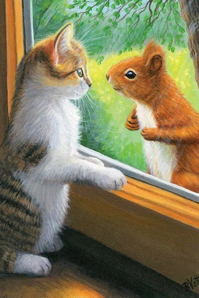 Kittens: Who Are You VII by Bridget Voth