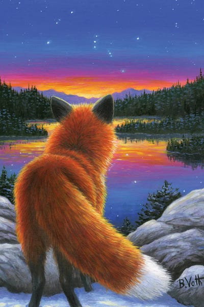 Canvas Print: Orion Rising by Bridget Voth