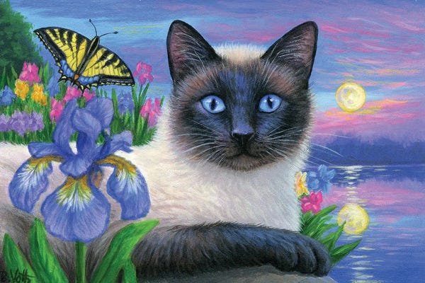 Irises: Arwen's Enchanted Evening by Bridget Voth