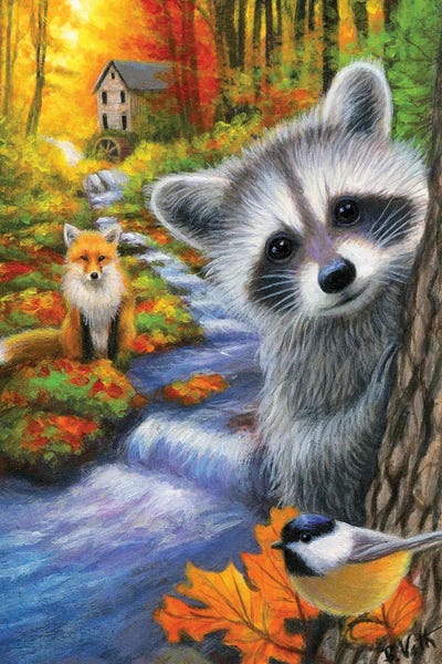 Watermills & Windmills: Autumn By The Old Mill II by Bridget Voth