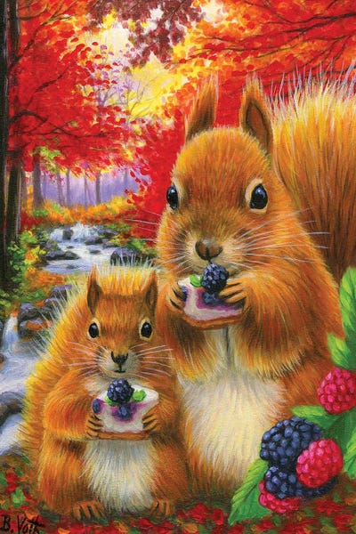 Rodents: Blackberry Days III by Bridget Voth