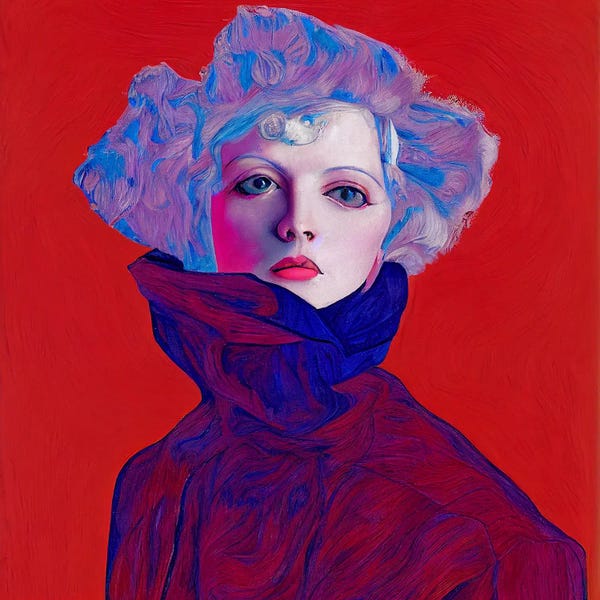 Brain Wave Cult: Pink Red Blue, 2022 by Brain Wave Cult