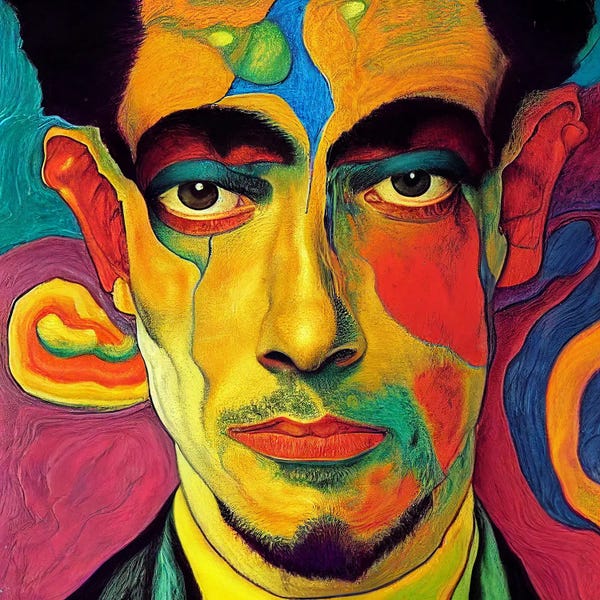 Brain Wave Cult: Neon Man Vi, 2022 by Brain Wave Cult