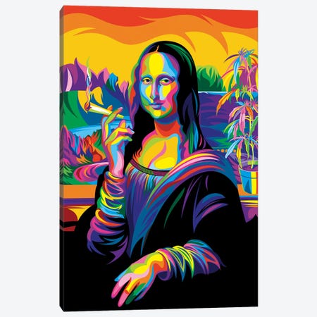 Mona Lisa Canvas Print #BWE10} by Bob Weer Art Print