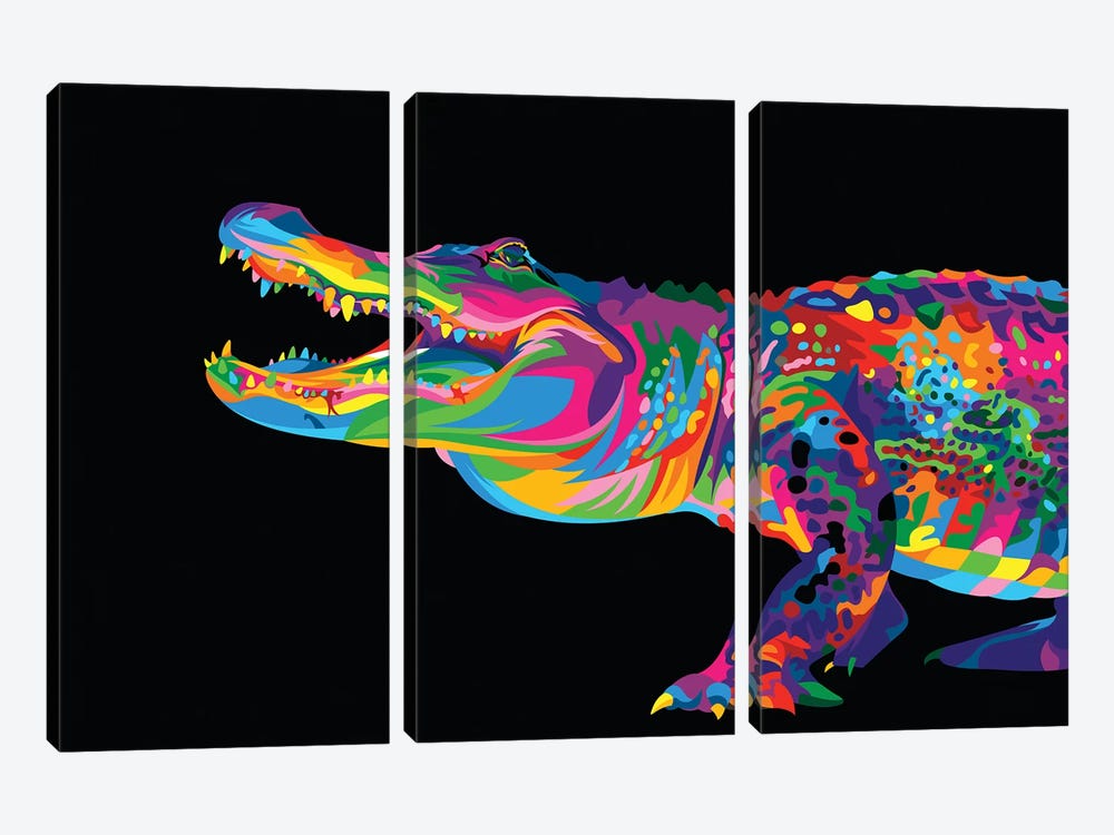 Alligator by Bob Weer 3-piece Art Print