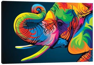 Elephant Canvas Art Print