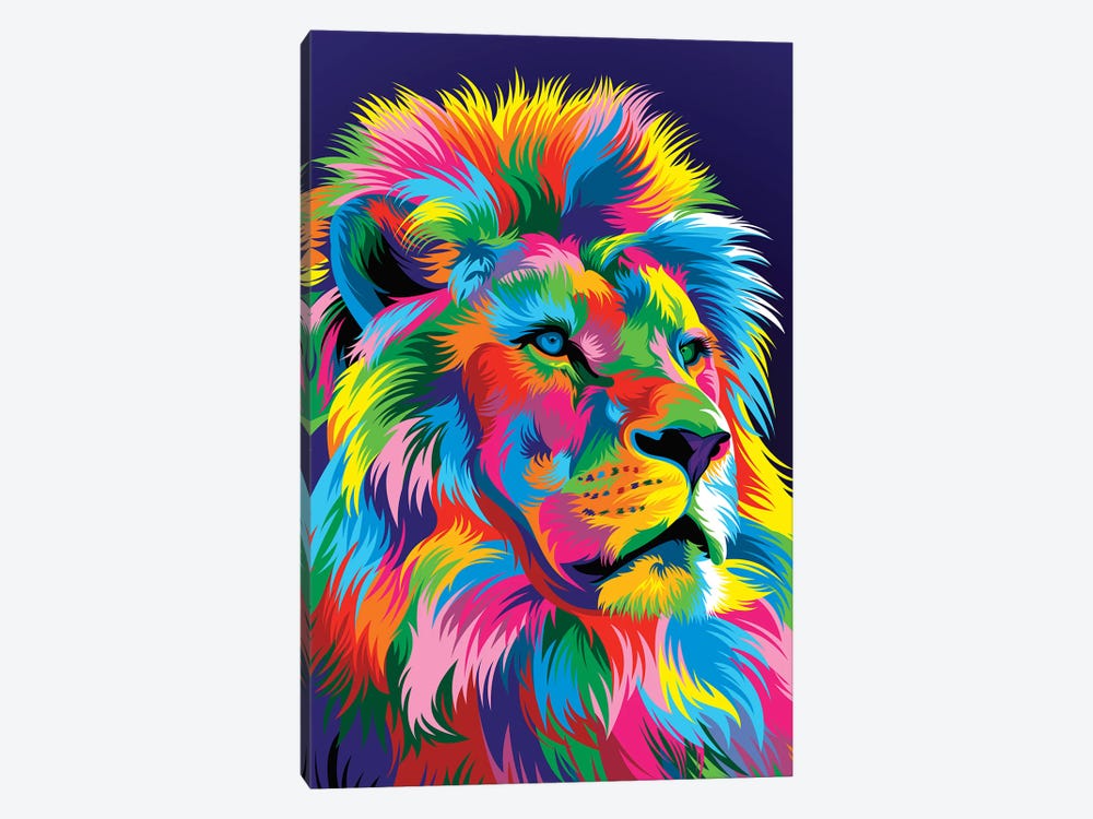 Lion New by Bob Weer 1-piece Canvas Art