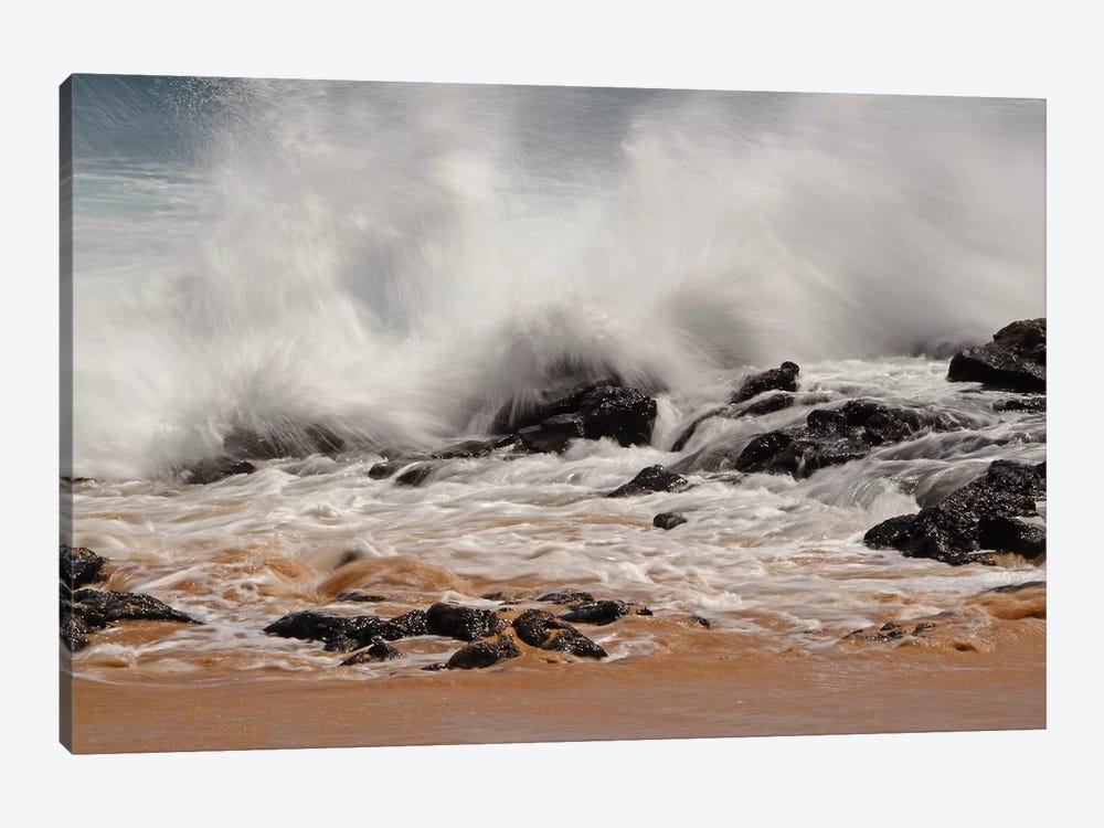 Crashing Waves by Brian Wolf 1-piece Canvas Art