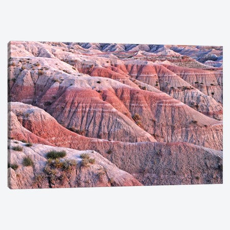 Dusk Colors Of The Badlands Canvas Print #BWF106} by Brian Wolf Canvas Artwork
