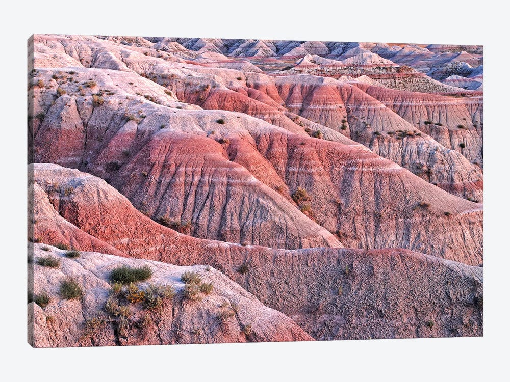 Dusk Colors Of The Badlands by Brian Wolf 1-piece Canvas Artwork