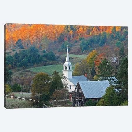 First Light on East Corinth Canvas Print #BWF119} by Brian Wolf Canvas Artwork