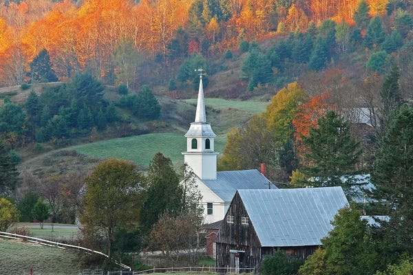 Vermont: First Light on East Corinth by Brian Wolf