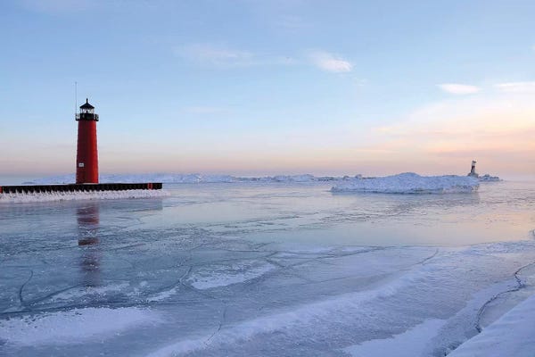 Brian Wolf: Frozen Harbor by Brian Wolf