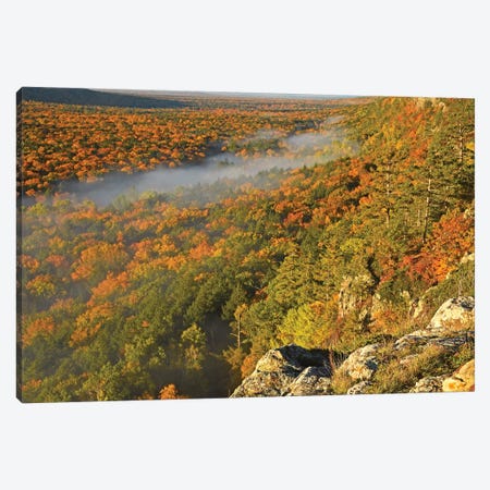 Autumn Colors At Lake Of The Clouds Canvas Print #BWF19} by Brian Wolf Canvas Wall Art