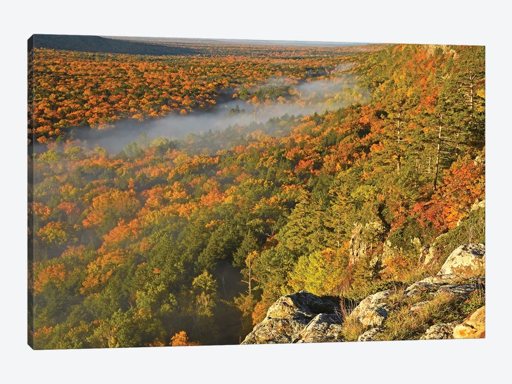 Autumn Colors At Lake Of The Clouds by Brian Wolf 1-piece Canvas Art
