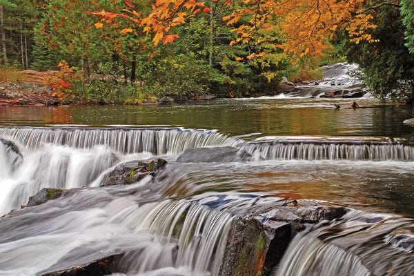Brian Wolf: Autumn Cascades by Brian Wolf