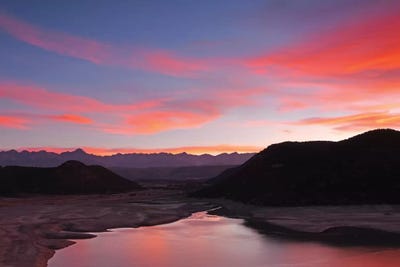 San Juan Mountain Sunset by Brian Wolf art print