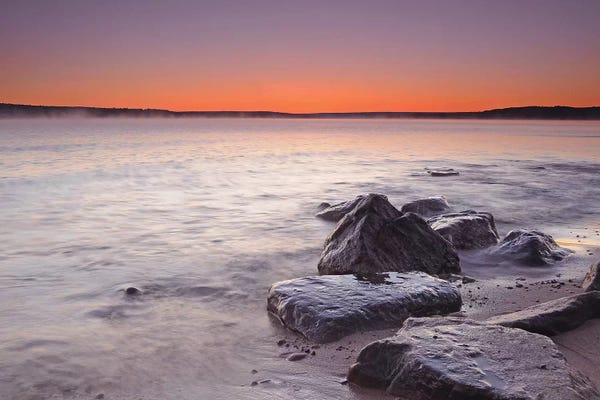 Pennsylvania: Sunrise At Bay Furnace Beach by Brian Wolf