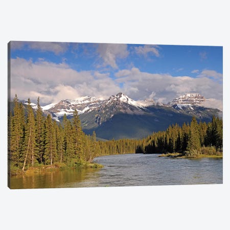 The Canadian Rockies Canvas Print #BWF339} by Brian Wolf Canvas Art
