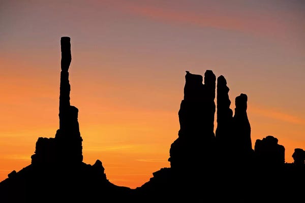 Brian Wolf: Totem Pole Sunrise by Brian Wolf