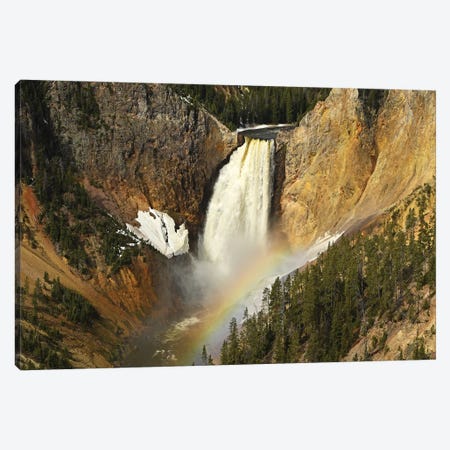 Waterfall and Rainbow Canvas Print #BWF365} by Brian Wolf Canvas Artwork