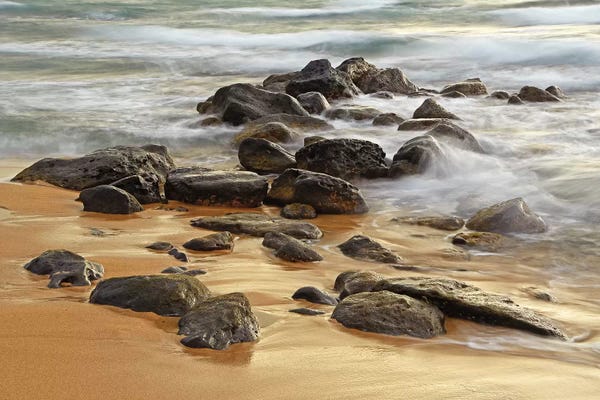 Brian Wolf: Waves and Rocks by Brian Wolf