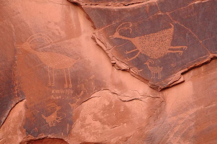 Anasazi Petroglyphs by Brian Wolf wall art