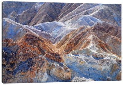 Death Valley Badlands Canvas Art Print - Death Valley National Park Art