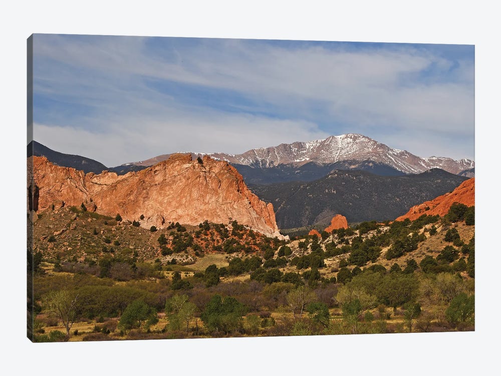 Pike's Peak And Garden Of The Gods by Brian Wolf 1-piece Art Print