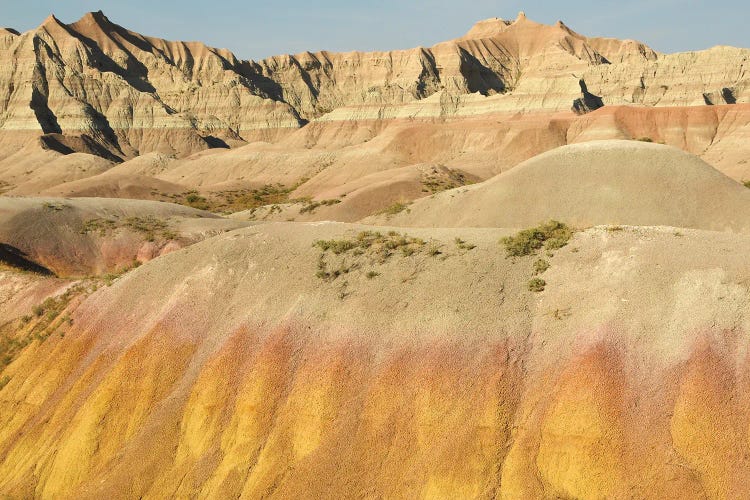 Badlands National Park Yellow Mounds