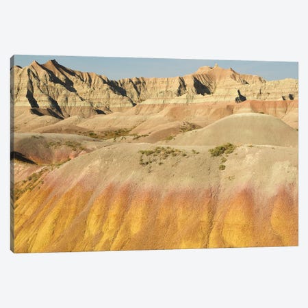 Badlands National Park Yellow Mounds Canvas Print #BWF625} by Brian Wolf Art Print