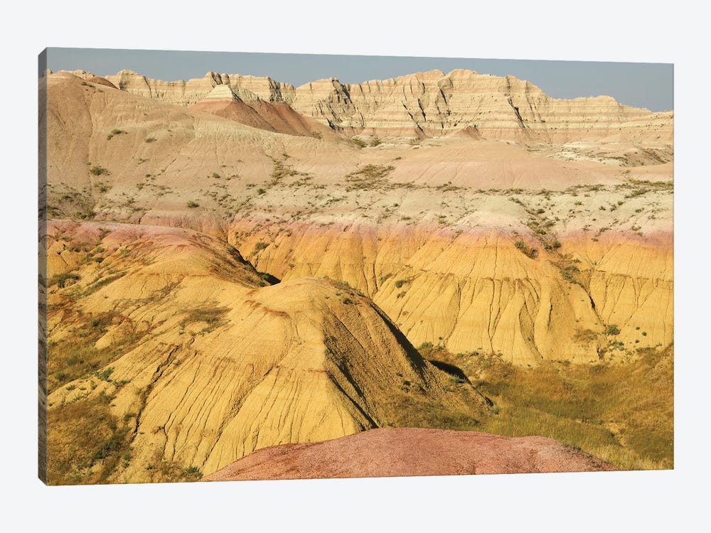 Yellows At Badlands National Park by Brian Wolf 1-piece Canvas Print