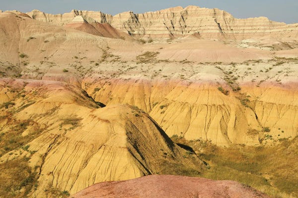 Badlands National Park: Yellows At Badlands National Park by Brian Wolf