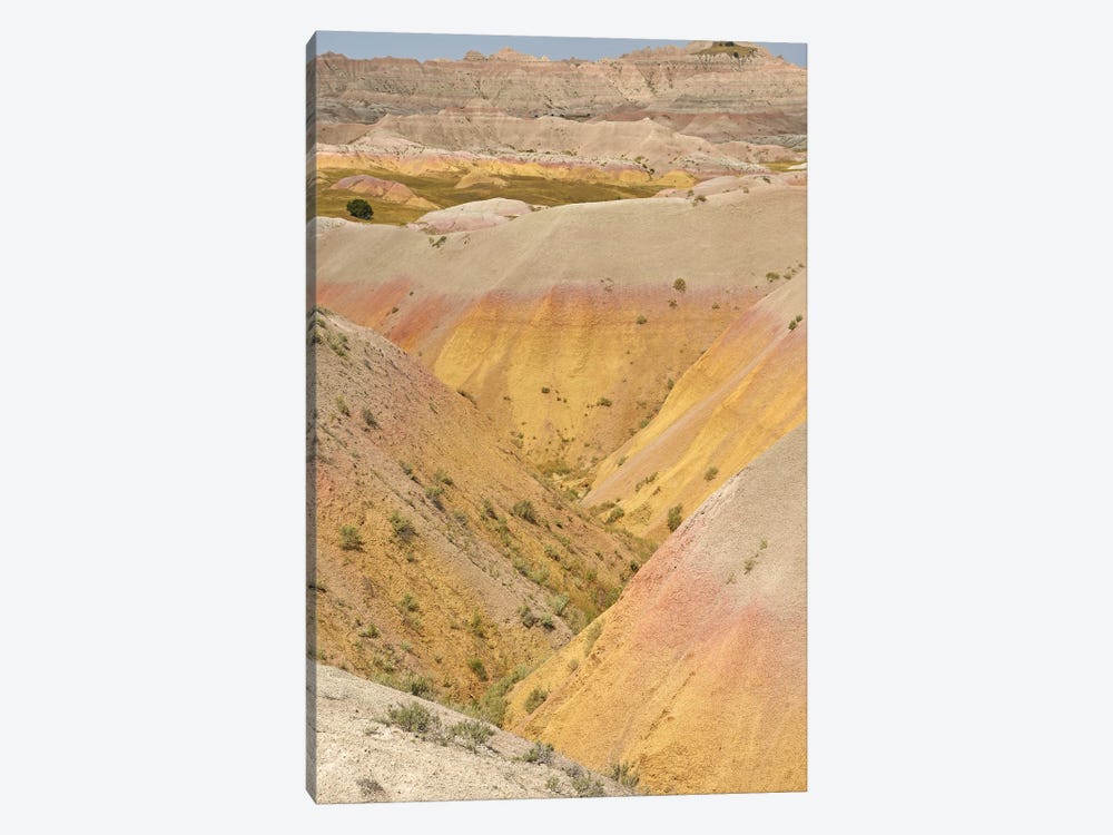 Yellow Mounds Vertical by Brian Wolf 1-piece Canvas Art