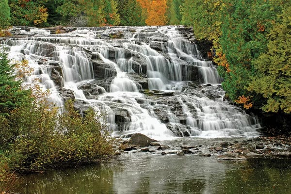 Brian Wolf: Bond Falls by Brian Wolf