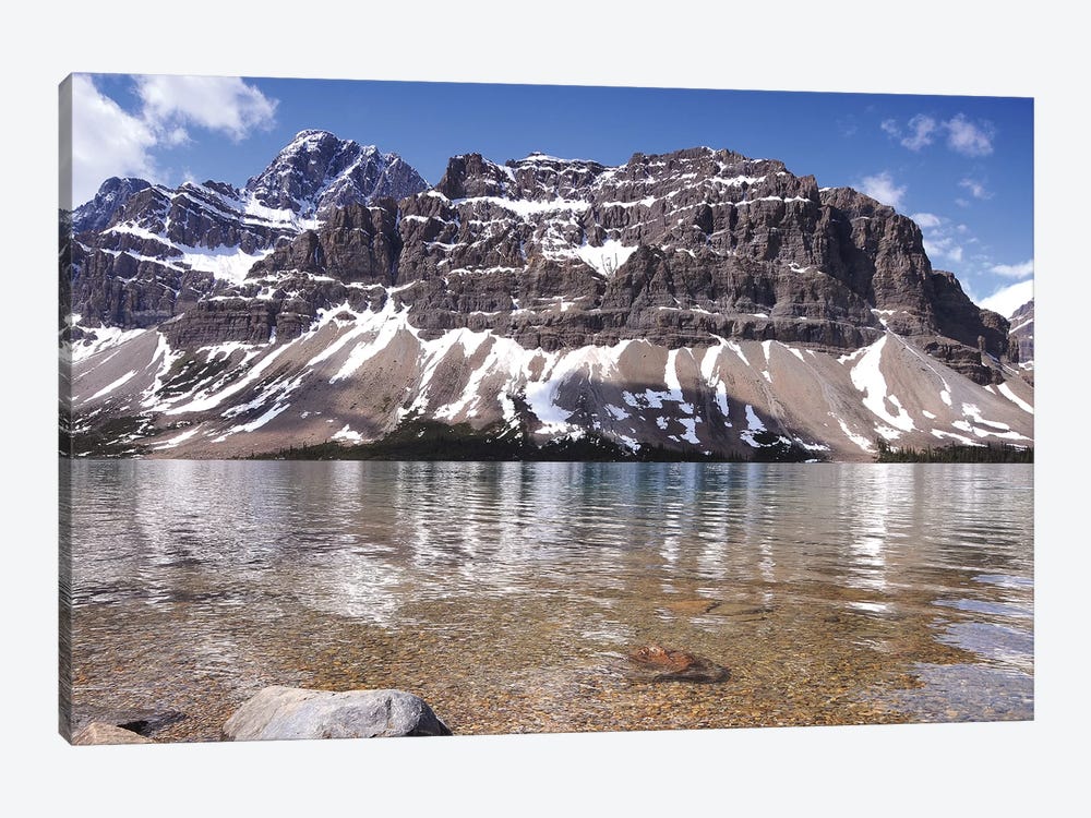 Bow Lake and Crowfoot Mountain by Brian Wolf 1-piece Art Print
