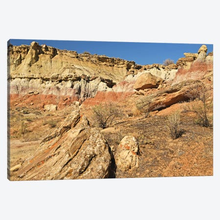 Colors Of Gooseberry Badlands Canvas Print #BWF683} by Brian Wolf Canvas Art