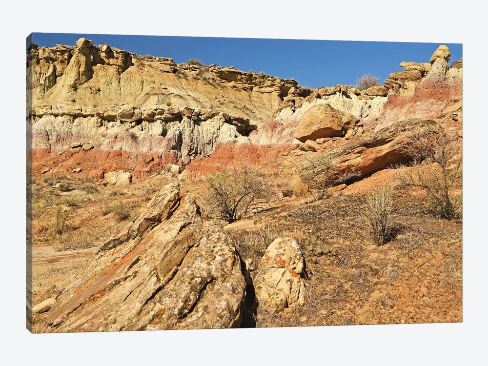 Colors Of Gooseberry Badlands by Brian Wolf 1-piece Canvas Art