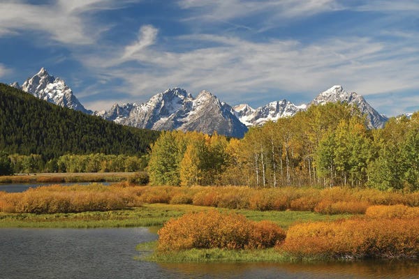 Brian Wolf: Oxbow Bend - Grand Tetons by Brian Wolf