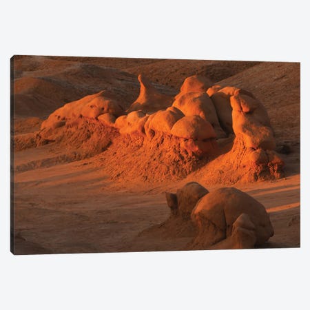 Goblins At Sunrise - Goblin Valley State Park Canvas Print #BWF747} by Brian Wolf Canvas Art