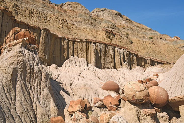 Cannonball Concretions - Theodore Roosevelt National Park by Brian Wolf wall art