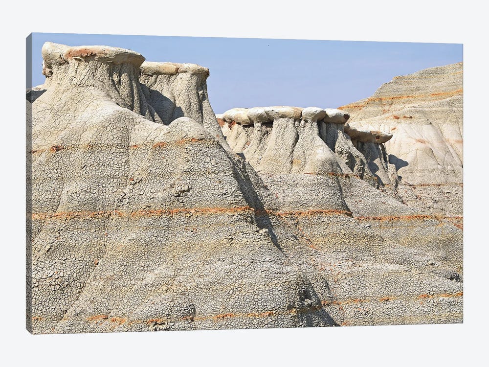 Cap Rocks At Theodore Roosevelt National Park by Brian Wolf 1-piece Canvas Art Print
