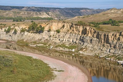 River Bend At Theodore Roosevelt National Park by Brian Wolf canvas print