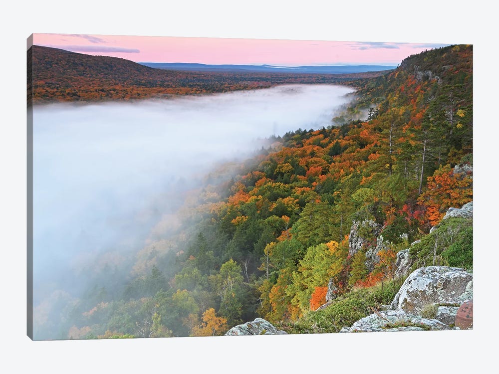 Clouds Over Lake Of The Clouds by Brian Wolf 1-piece Art Print