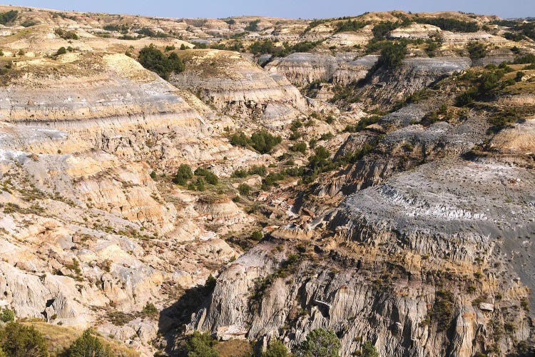 Bentonite Clay At Theodore Roosevelt National Park by Brian Wolf wall art