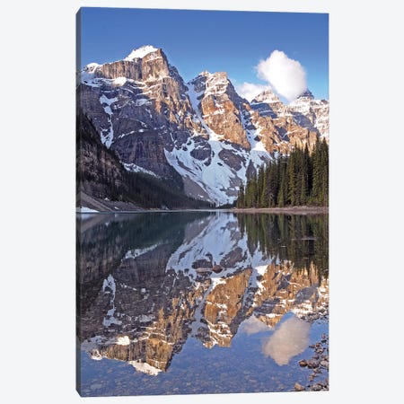 Clouds Over Moraine Lake Canvas Print #BWF86} by Brian Wolf Canvas Artwork