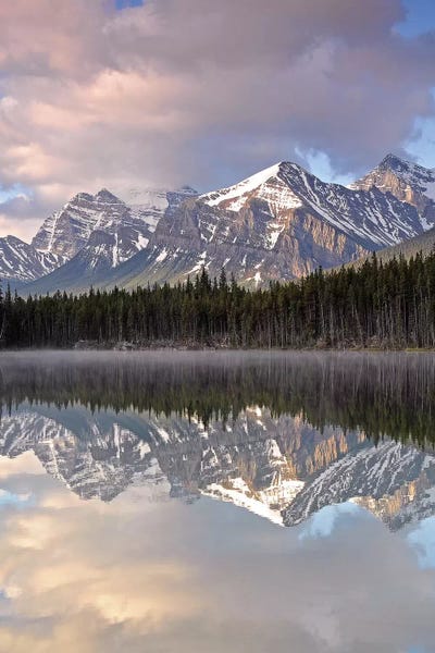 Alberta: Cloudy Herbert Lake by Brian Wolf