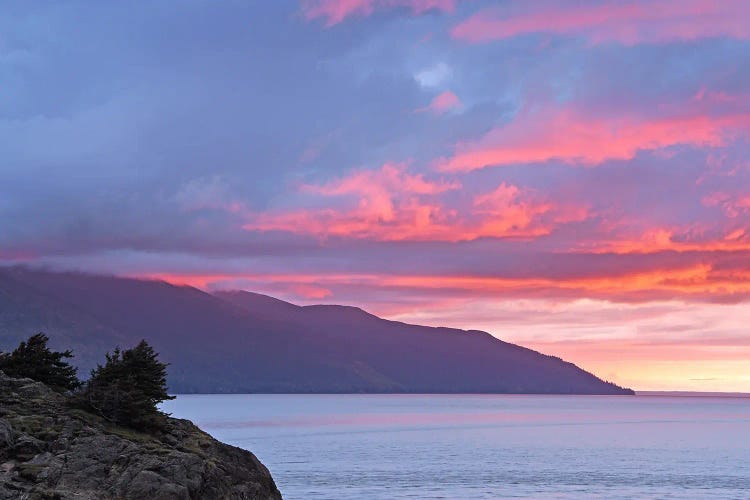 Sunset On Turnagain Arm - Alaska by Brian Wolf wall art
